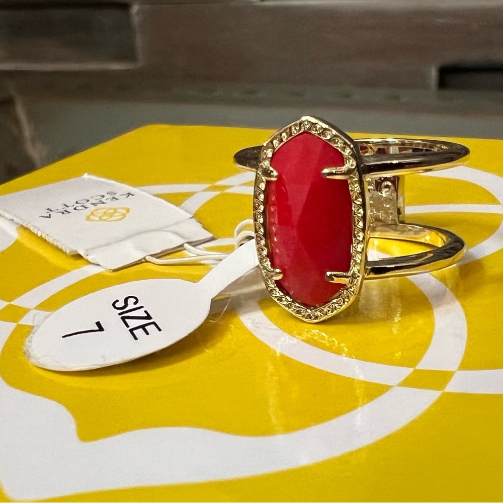 NEW! (w/tags!) Kendra Scott Elyse Double Band Ring- BEAUTIFUL ring!